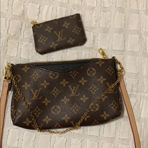 Matching feaux Louis Vuitton wallet and purse